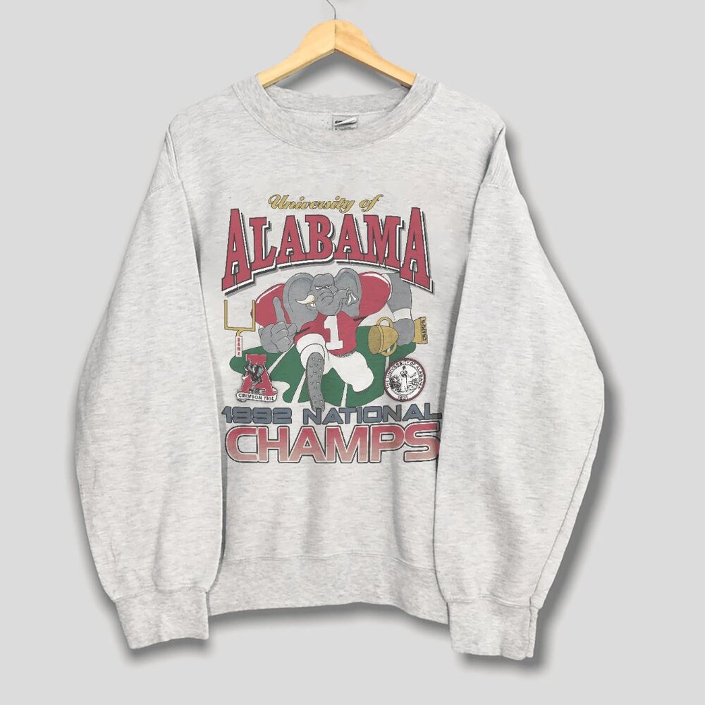 Vintage Alabama Crimson Tide 1992 Champ Sweatshirt, University of Alabama Shirt